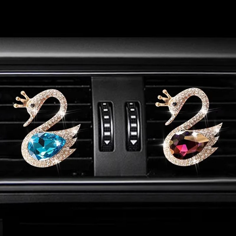 

Diamond Swan car air outlet perfume clip Car air outlet aroma car air outlet perfume clip interior accessories