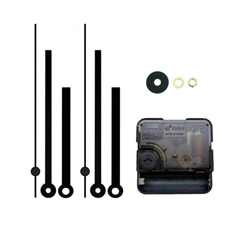 5sets 12mm Shaft Silent Quartz Clock Movement Mechanism For Clock Hands