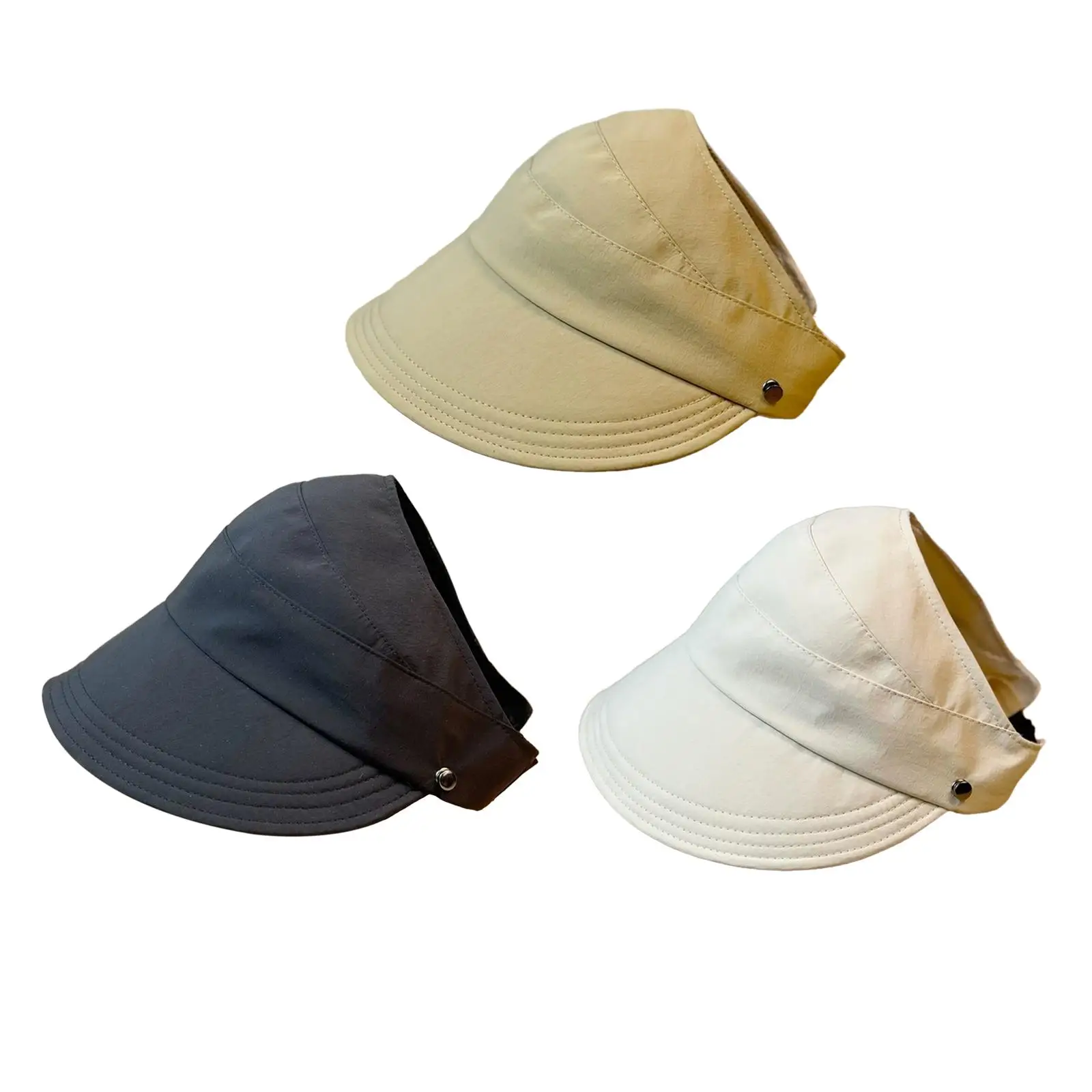 

Sun Hat for Women Sun Protection Hat Quick Drying Wide Brim Peaked Hat Sun Visor Hat Ponytail Beach Hat for Hiking Holiday