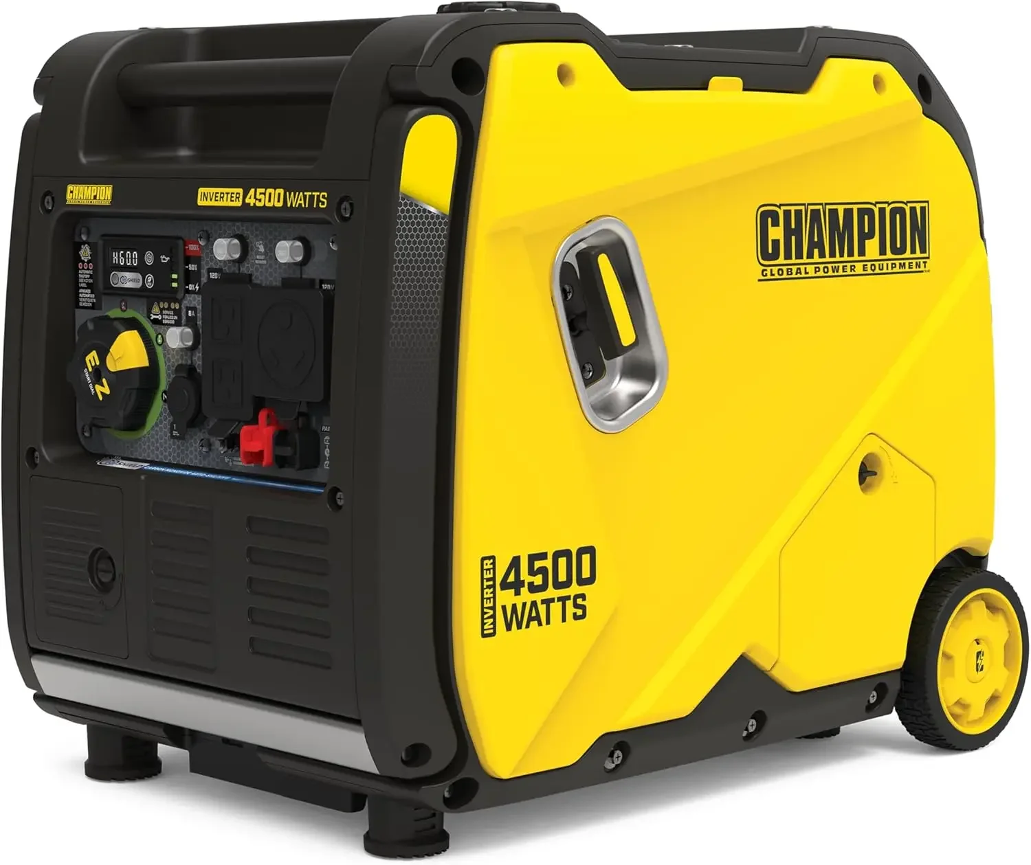 4500 Watt RV Ready Portable Inverter Generator Quiet Technology CO Shield Intelligauge Power Meter