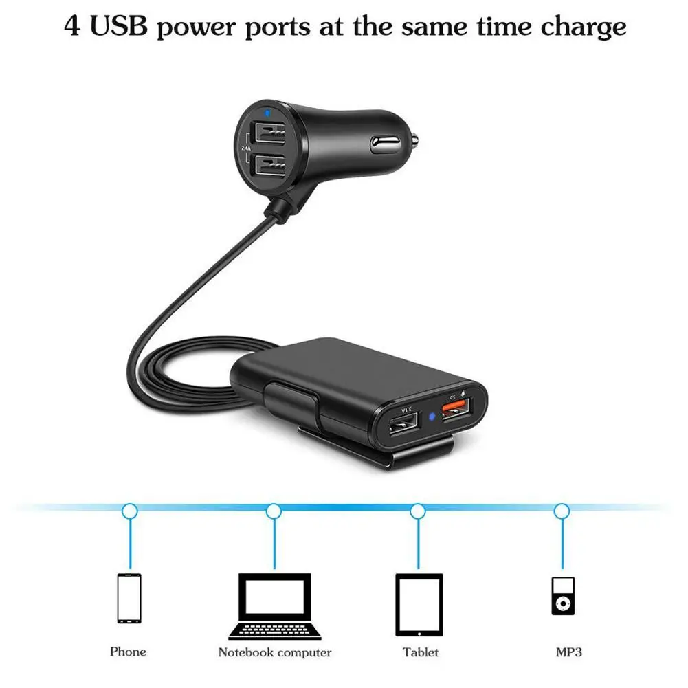 Chargeur rapide 36W USB 3.0 Pour Voiture-12