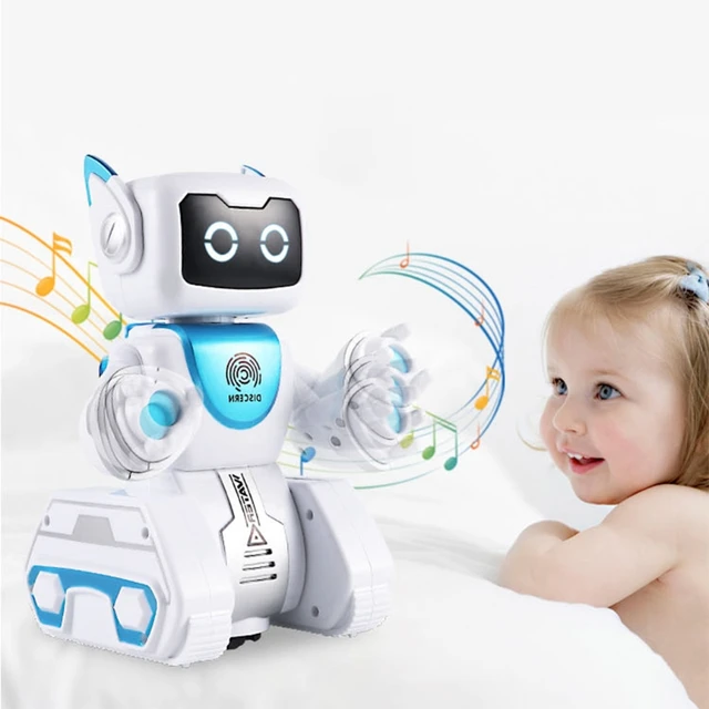 Programmable RC Robotic Remote Control Intelligent Robot Touch Sensing Action Figure Child Learning Toy Gift 4