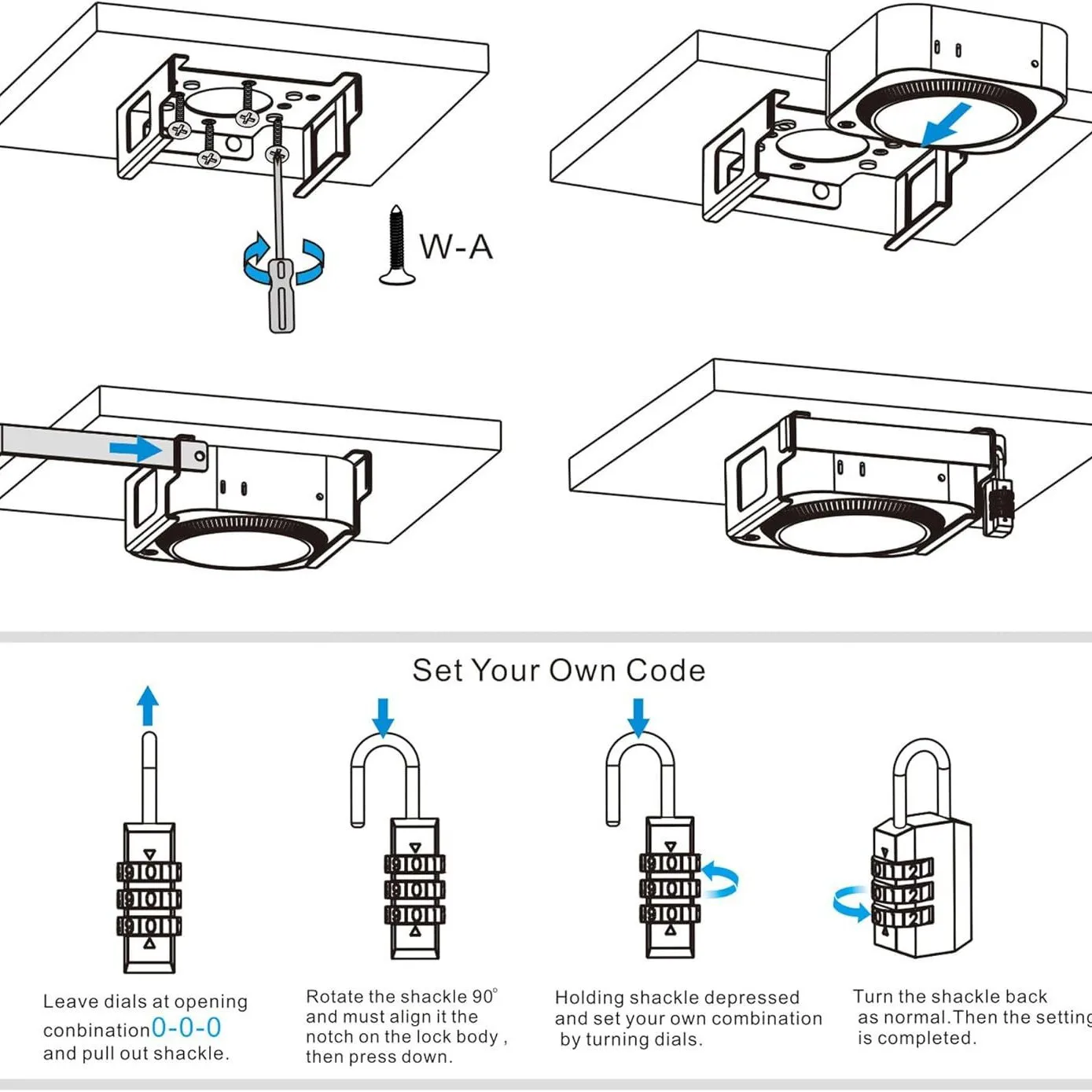 맥 미니 M4/M4 Pro 2024용 메탈 언더 데스크 마운트, EVSA 마운트와 호환, 모니터 장착용 견고한 브래킷, 나사 잠금 기능 포함