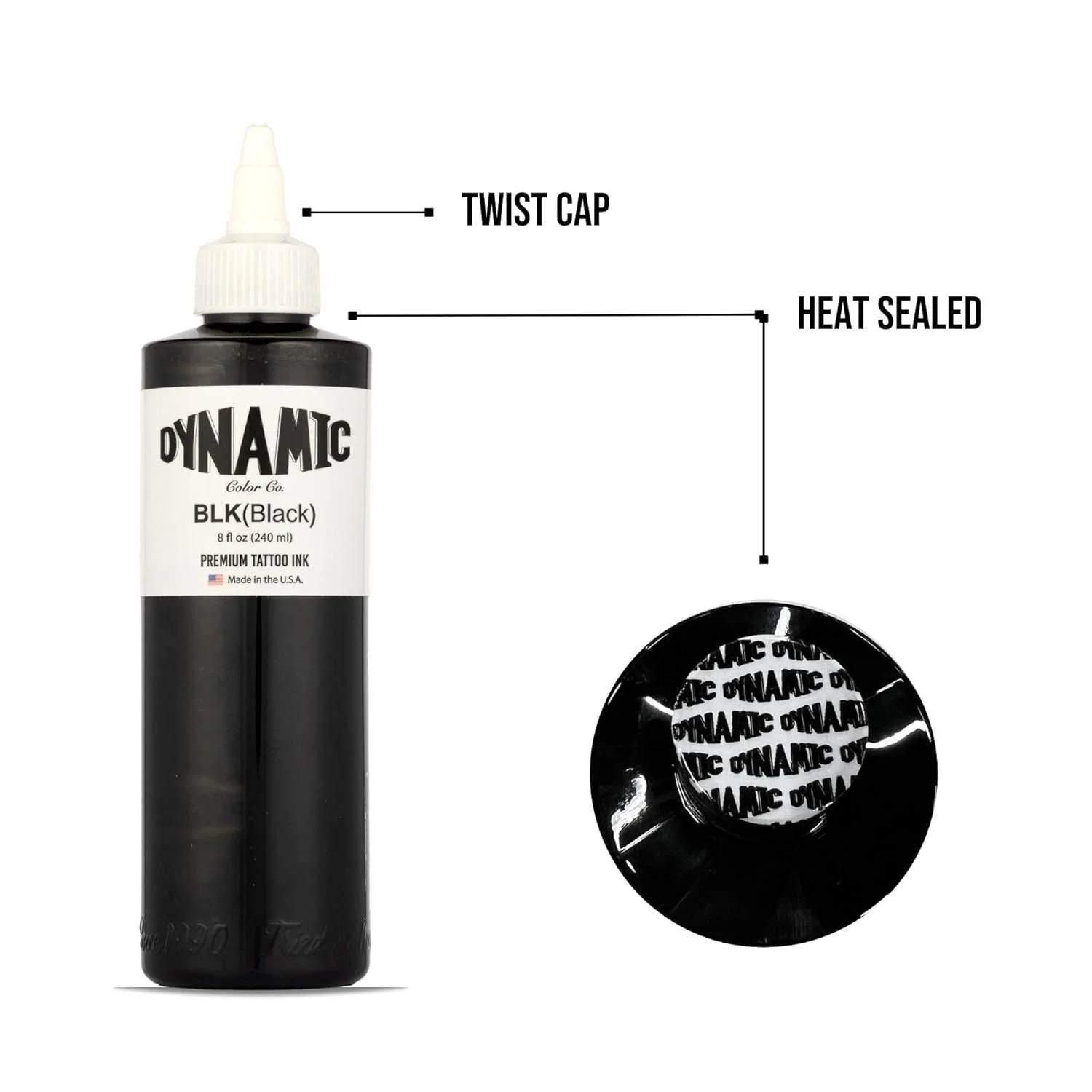 8OZ 240ML Black Tattoo Ink Pigment Original BLK Dynamic Triple Black Ink Professional Tattoo Pigment Permanent Body Art tattoo ink tattoo ink pigment
