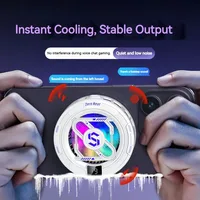 Refroidisseur mobile K52 AI avec clip magnétique, radiateur de refroidissement par glace, affichage numérique, lumière RGB, refroidisseur de jeu avec contrôle de la température 4