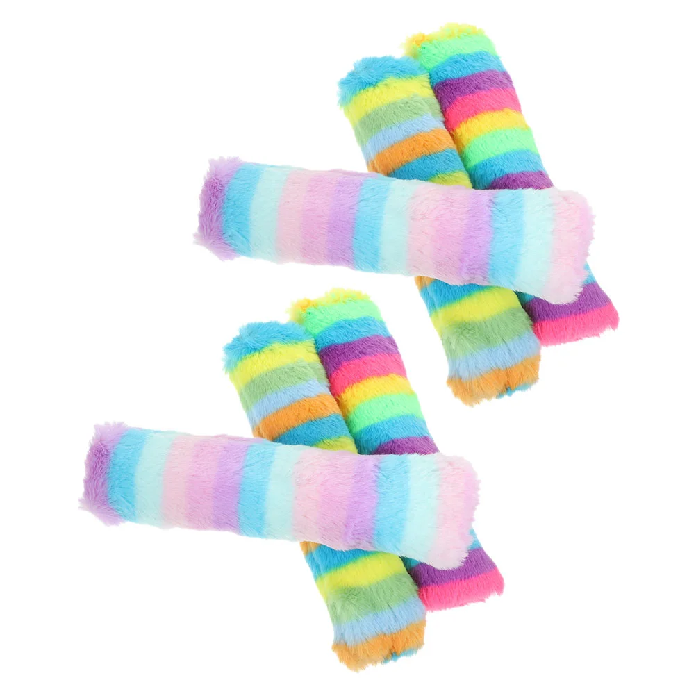 

6 Pcs Cat Pillow Toy Cattoys Chew The Toyd Flannel Stuffed For Cats Interactive
