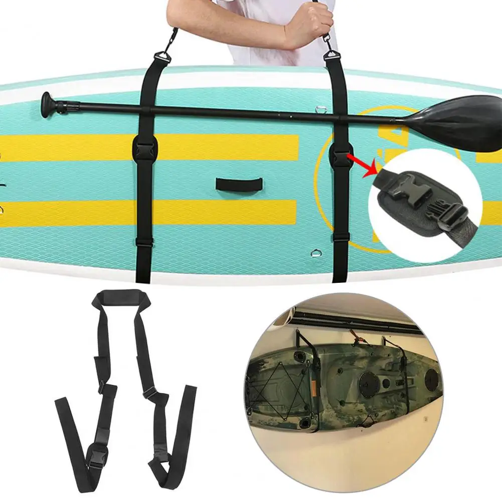Paddle Board Carrying Strap Paddle Board Shoulder Strap Adjustable Hands-free Paddle Board Carry Strap for Surfboards Longboards hands free carrying strap adjustable hands free paddle board carry strap for surfboards longboards paddleboards quick release