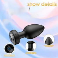 10-Modi Analplug-Vibrator, vibrierender Buttplug, Fernbedienung, Analplug für Prostata-Massage, Sexspielzeug für Erwachsene für Männer und Frauen 2