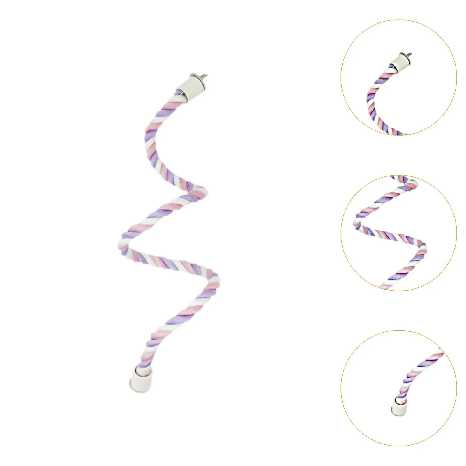 Rope Perch for Bird Cages Spiral Rope Perch Ladders Climbing Cage Stand Pole Rope Perch for Bird Cages Spiral Rope Perch Ladders Climbing Cage Stand Pole