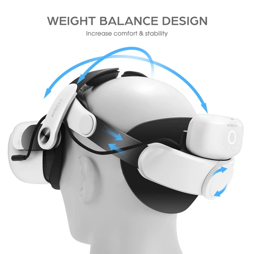 BOBOVR M2 Pro 배터리 팩 스트랩 보조베터리 Oculus Quest 2 용 벌집 헤드 쿠션 C2 운반 케이스 VR 액세서리 2