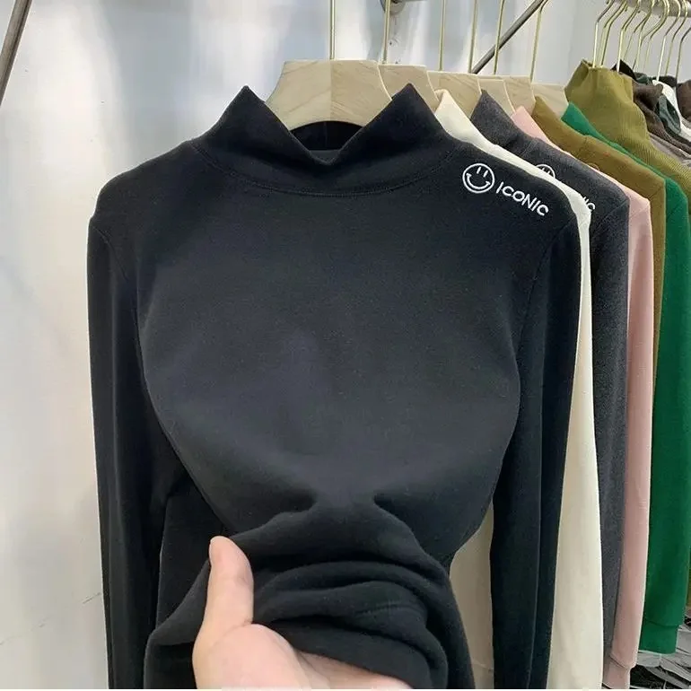 Smiley face black [double-sided velvet warm and comfortable]]