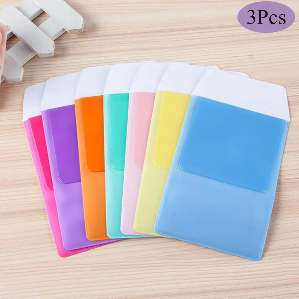 

3Pcs Useful Colorful Office PVC Doctors Nurses Supplies Pencil Case Pocket Protector Leak-Proof Pen Pouch