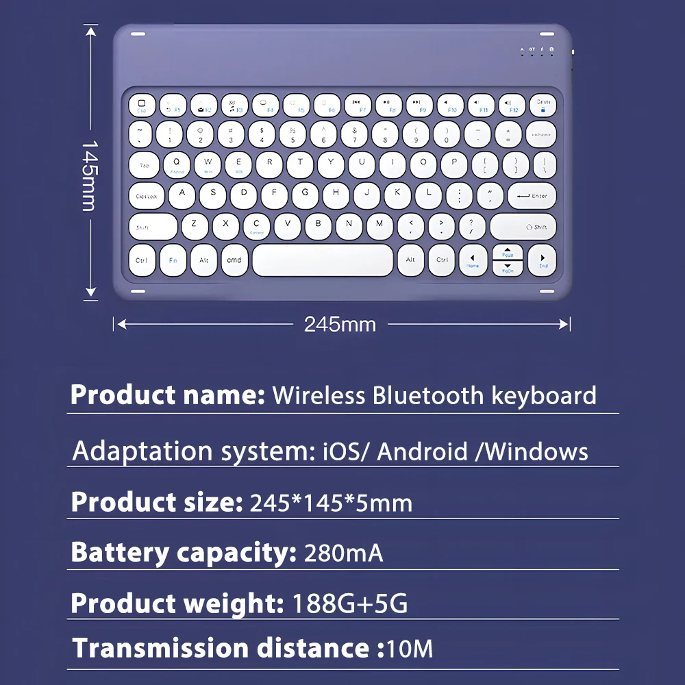 Rechargeable Wireless Keyboard Mouse iPad Xiaomi Samsung Huawei Magic Keyboard Touchpad Phone Table Laptop Mouse