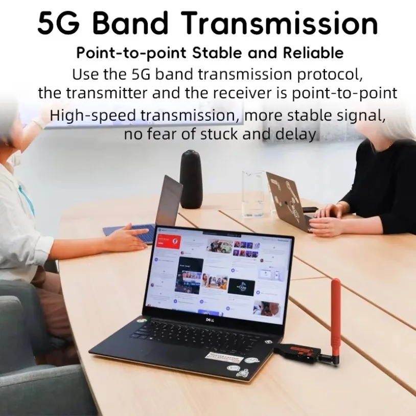 1080P 150m Wireless HDMI-Compatible Extender Splitter Video Transmitter Receiver for Camera Laptop PC to TV Monitor Projector