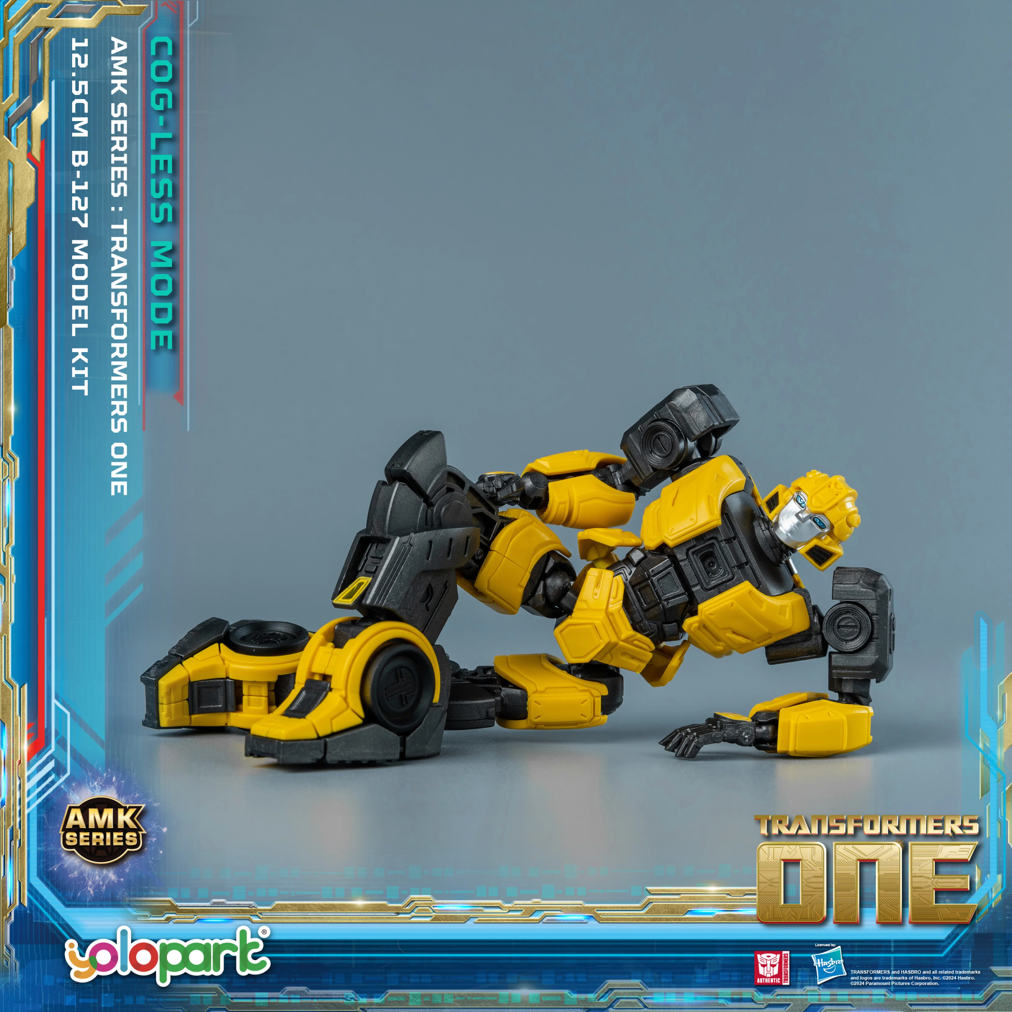 YOLOPARK Bumblebee transformateurs jouet Mode sans colle,