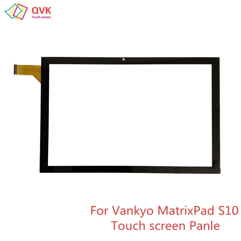 

New 10.1 Inch Black For Vankyo MatrixPad S10 Tablet Capacitive Touch Screen Digitizer Sensor External Glass Panel