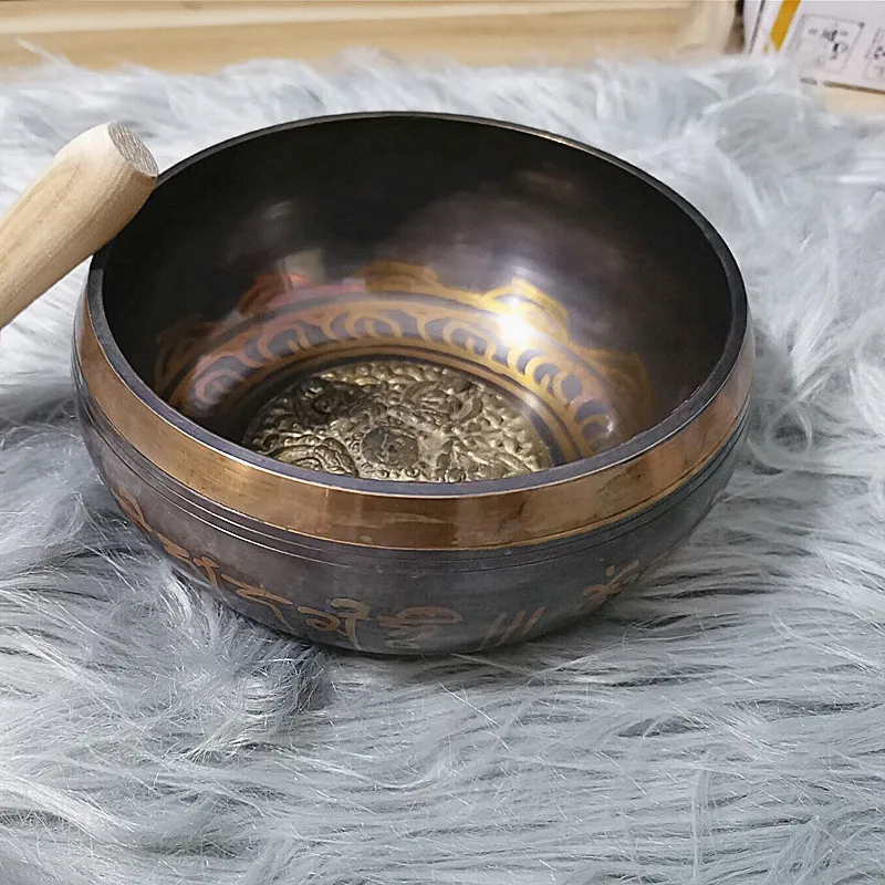 Nepal Tibetan Sing Bowl 7 size Himalayan Buddhist Yoga Meditation Singing Bowl Fengshui 3