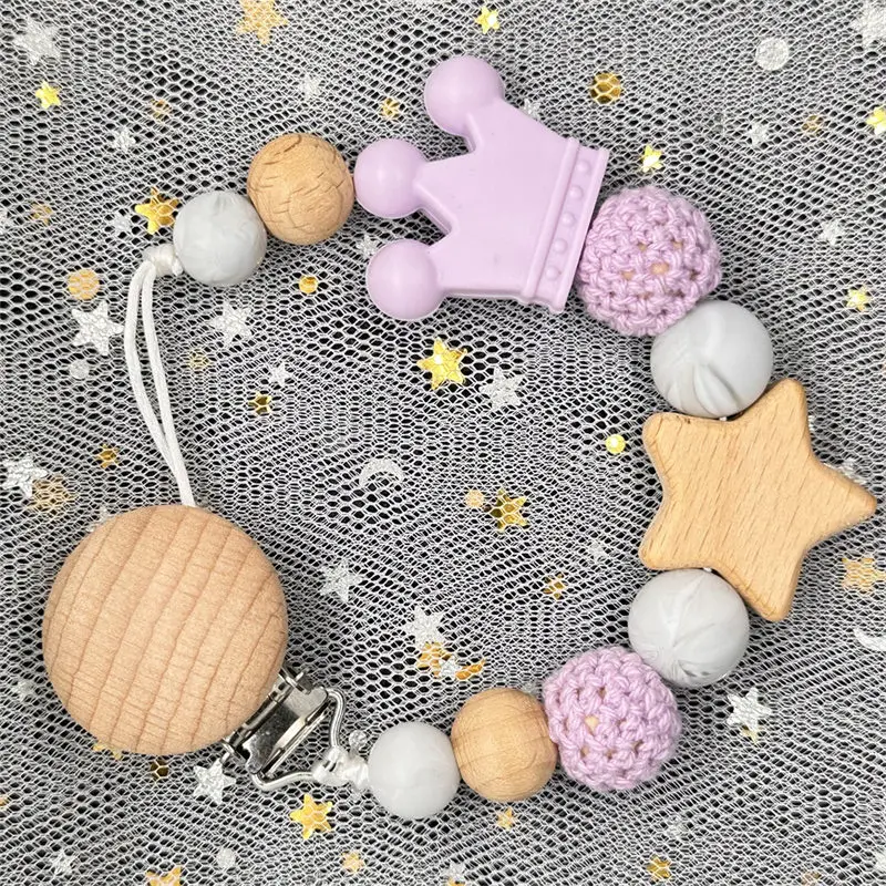 Custom pacifier clip