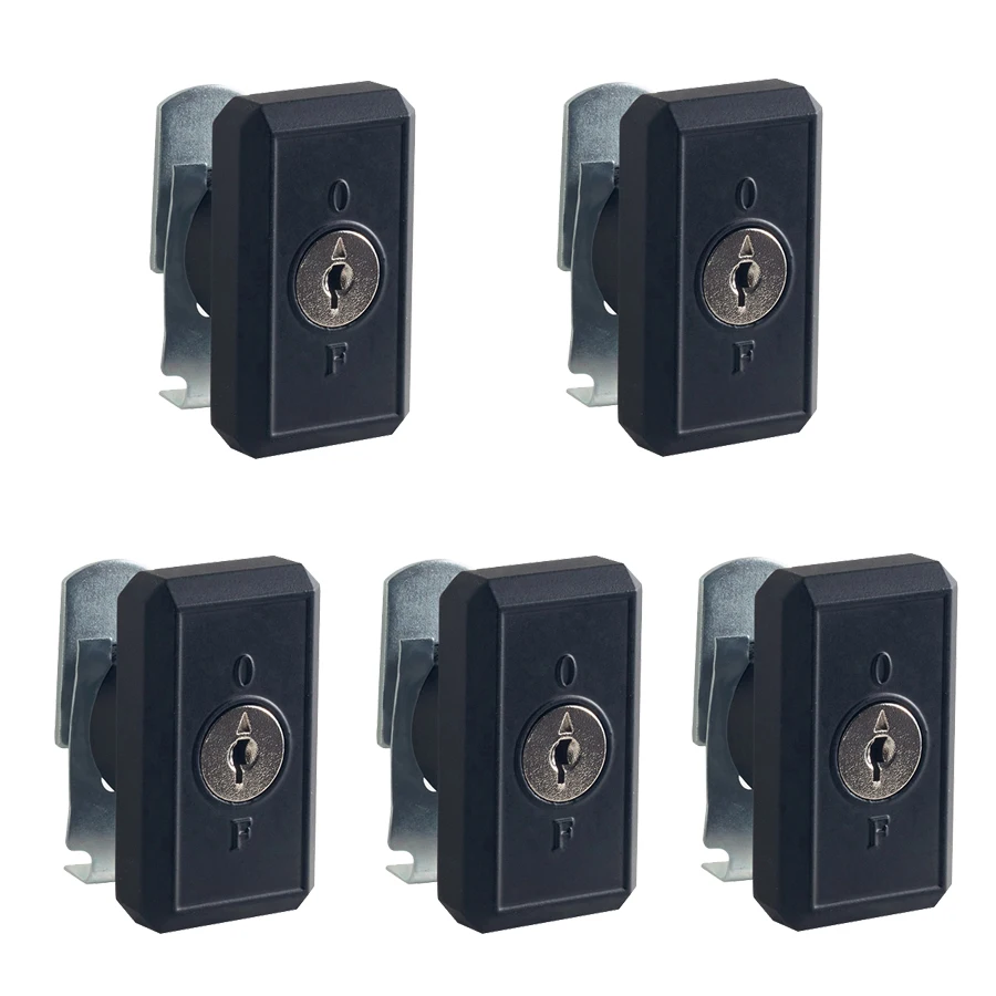

Промышленный замок из цинкового сплава, переключатель распределительного ящика, дверной замок для электрошкафа, грузовика, фургона, прицепа, ящика для инструментов, 5 шт.