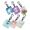 6 Pcs Printing Keychain Glasses Cloth Wipes Phone Cleaning Fiber Eyeglass Cleaner 2