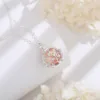 Eudora 18mm Urn Cremation Flower Cage Locket Ash Pendant Holder Keepsake Capsule Hollow Ball DIY Necklace Women Jewelry Gift 3