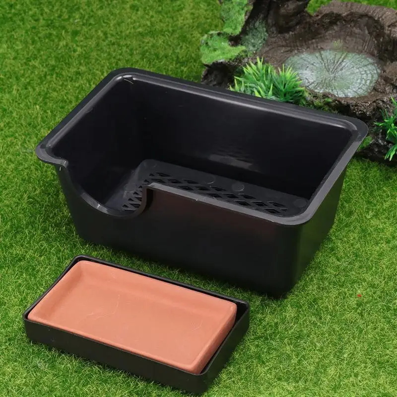 Reptile hideout decoration Reptile accessories cave Animal rest nest Nest rest Creative hide Animal pet supplies Habitat humidifying 1pc