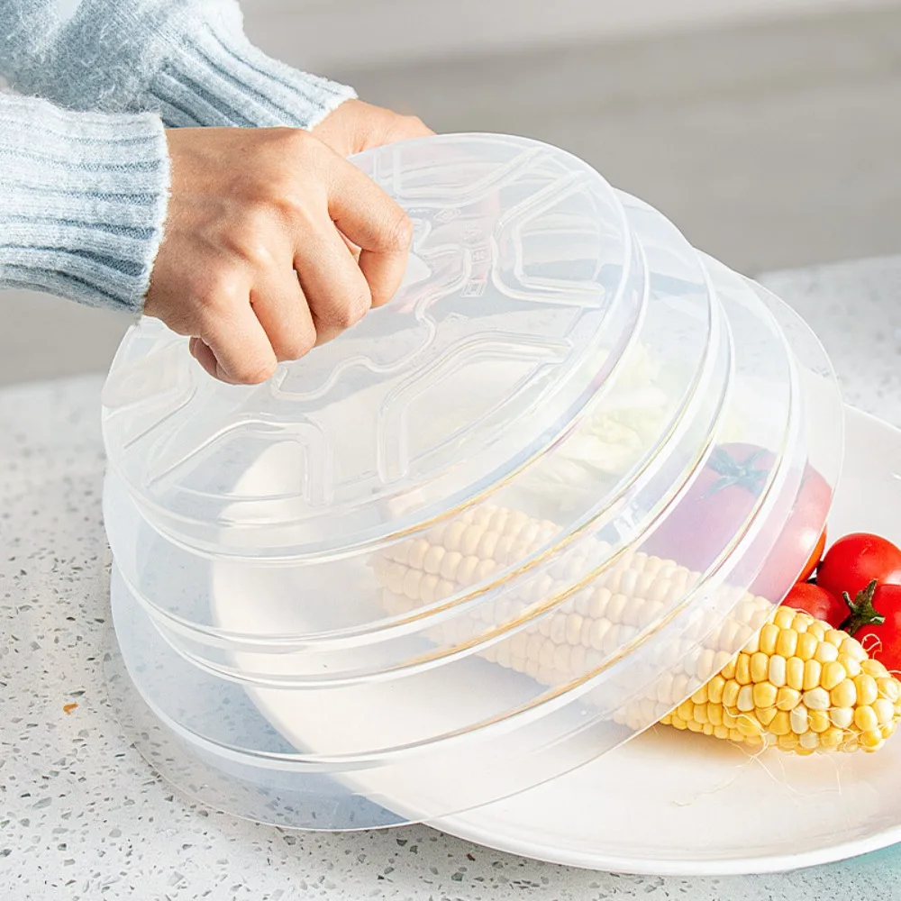 Foldable Microwave Splatter Cover Anti-Splatter Silicone Cooking Splash Guard Prevent Odor Transfer High Temperature Resistant