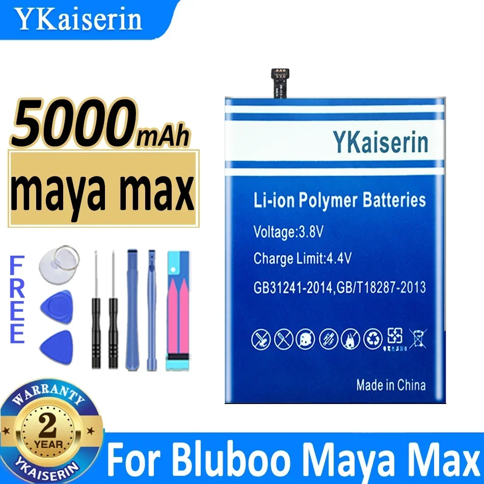 

5000mAh YKaiserin Battery For Bluboo Maya Max Mobile Phone Batteries