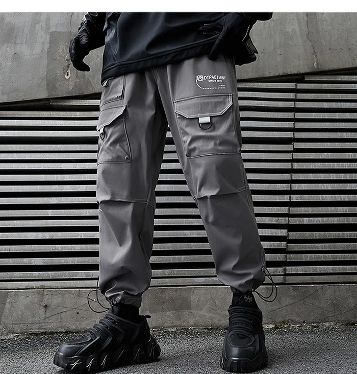 slim fit cargo pants Hop Hip Multi-pocket Function Cargo Pants Mens Oversized Joggers Pants Men Trousers Streetwear Tactical Clothing plus size cargo pants