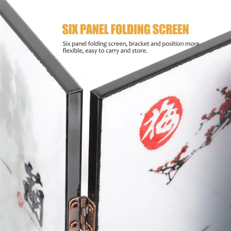 Room Divider Screen Mini Chinese Panel Screen Decorative Ornaments