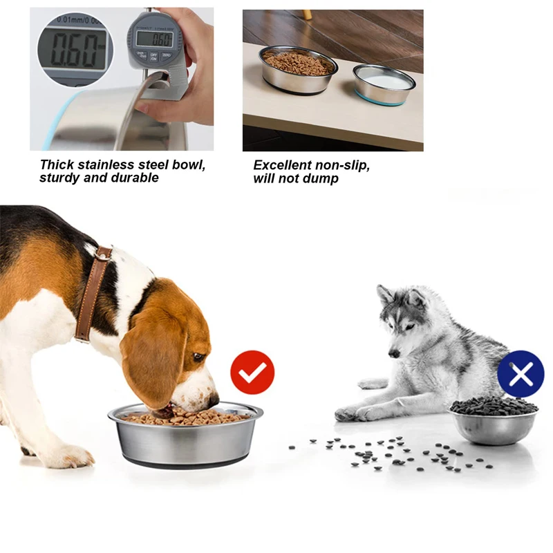 Benepaw Stainless Steel Slow Feeder Dog Bowls Anti-Gulping Pet Fun Slow  Feeding Dishes Puzzle For Small Medium Large Breed - AliExpress