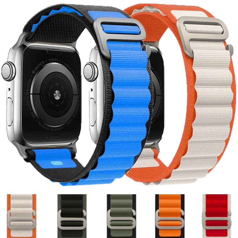alpine-loop-strap-for-apple-watch-band-45mm-49mm-41mm-44mm-40mm-nylon