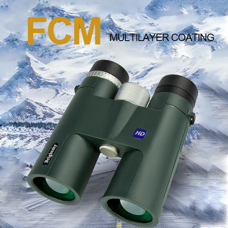 Professional Waterproof Binoculars for Adults, Roof Prism, Low Night Vision, HD Bird Watching Telescope, 12x42