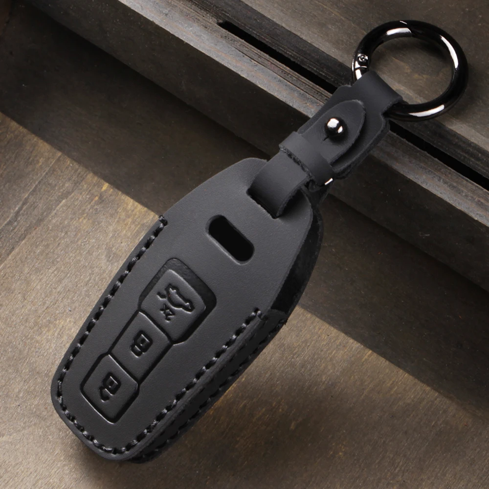 Premium Car Key Fob Cover with Keychain and Remote Decoration