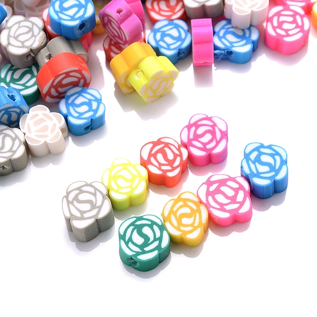 30/50/100pcs 10mm Mixed Fruit Beads Polymer Clay Beads Loose Beads For  Jewelry Making DIY Bracelet Necklace Accessories