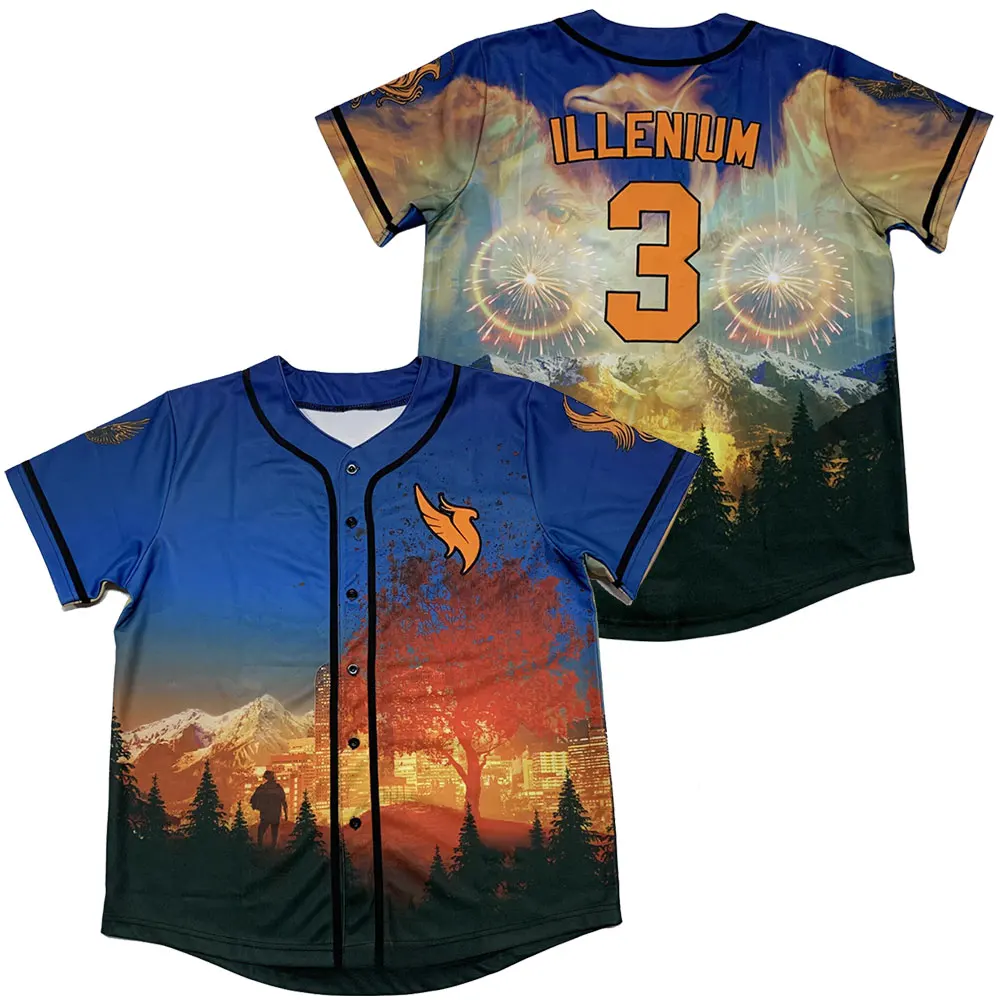 Illenium Trilogy Jersey Merch Cosplay Jecket Tee T-Shirt Estate Uomo/Donna Tshirt Shirt Soccer Tee Coat