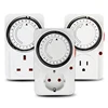 24 Hour Cyclic Timer Switch Kitchen Timer Outlet Universal Timing Socket Mechanical Timer 220VAC UK EU US Plug Timing Socket 1