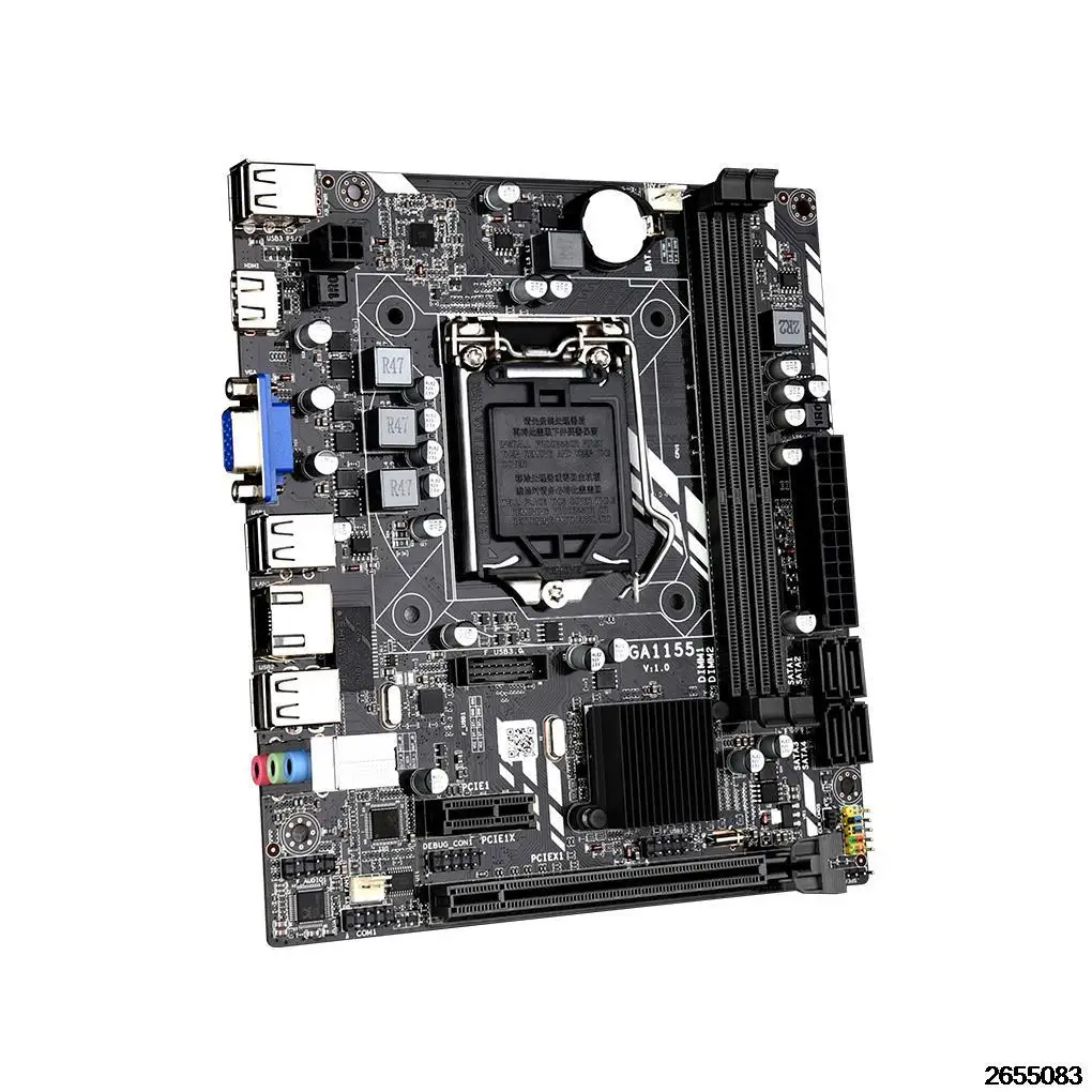 Материнская плата LGA 1155 для Intel Core i7 / i5 i3 Pentium/Celeron память 8 ГБ материнская ПК 4