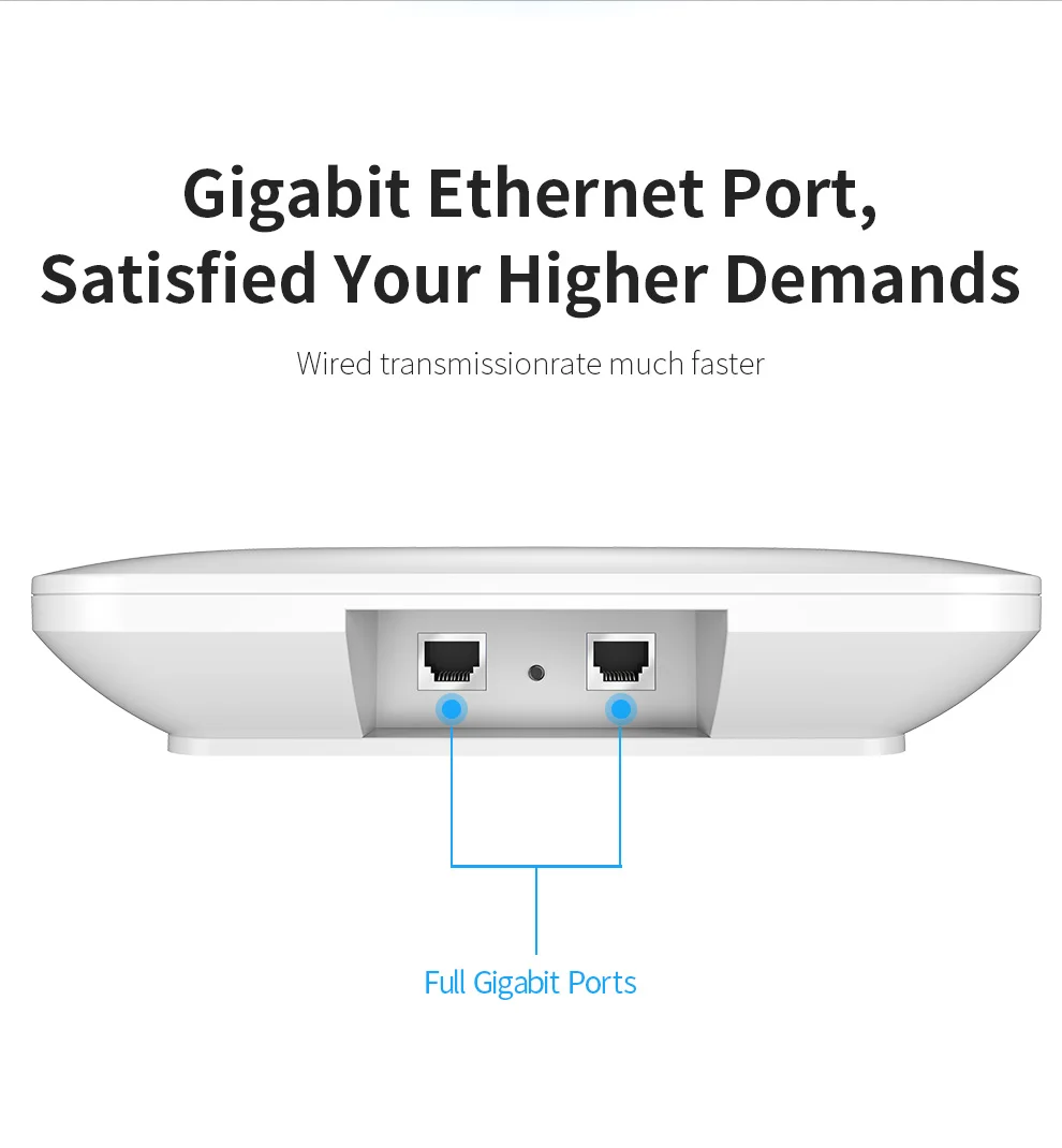 U6 5Ghz Répéteur WiFi sans fil 1200Mbps Routeur Wifi Booster 2.4G Extension  longue portée (prise UE)