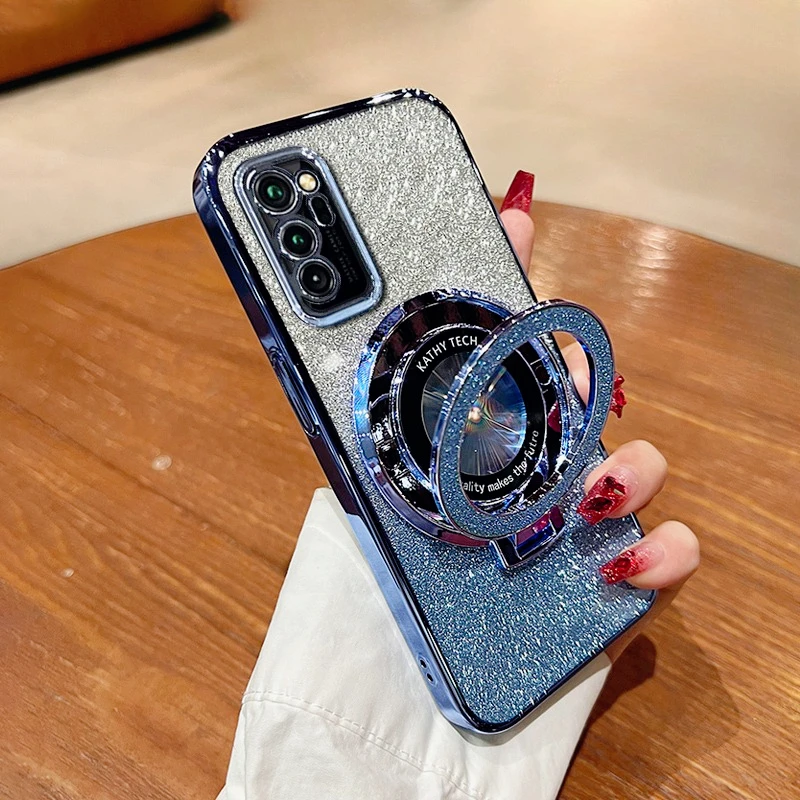 Étui de luxe à paillettes avec support pour Moto G42 G52 G53 G54 G60 G60S G62 G72 G73 G82 G83 G84 E20 E22 E22i E32_voghion.com
