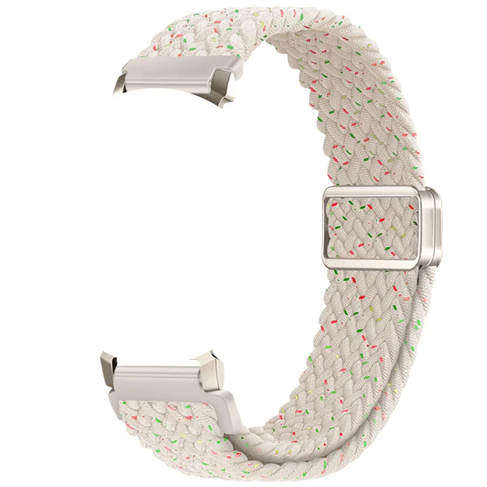 Elegant 14mm Woven Nylon Loop Buckle Watchstrap with Magnetic Closure