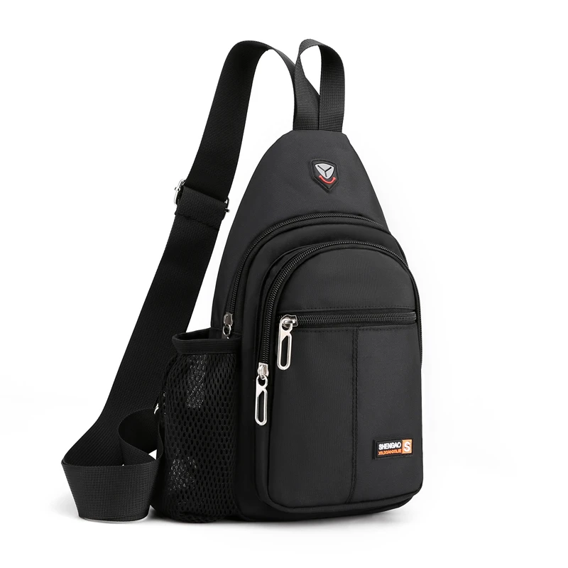 Stylish and Versatile Nylon Chest Bag for Men, Ideal for Outdoor Sports and Casual Fashion. Durable Multifunctional Design, Perfect for On-the-Go.