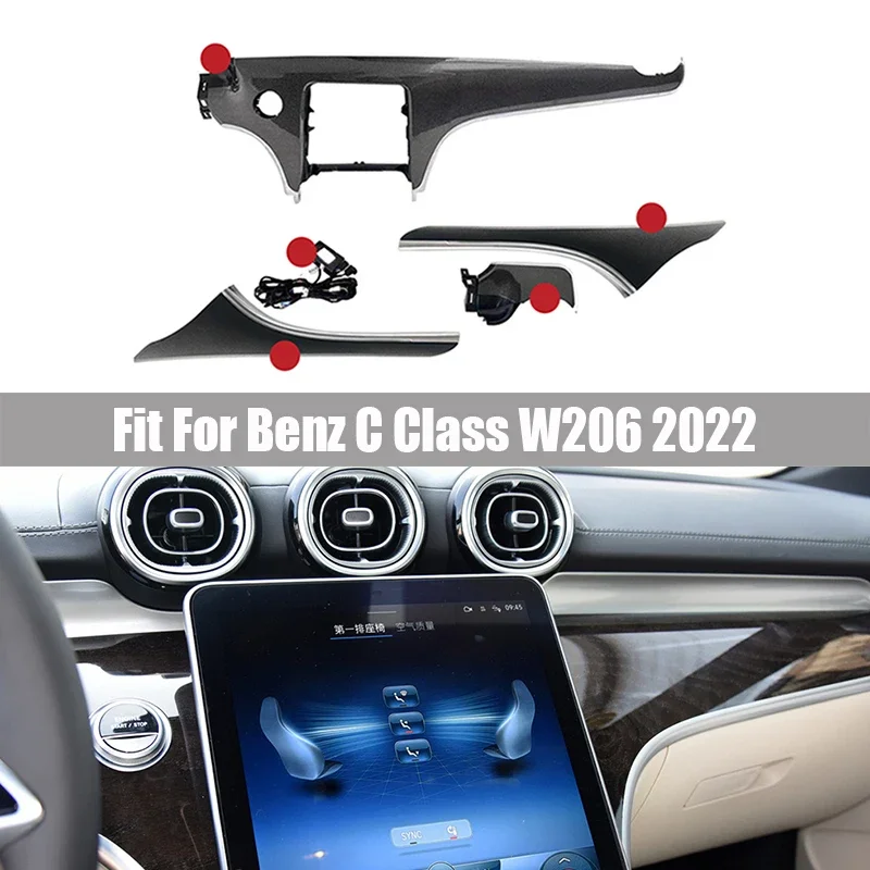 

64 цвета, яркая Яркость окружающей среды, подходит для Mercedes Benz C-Class W206 2022, модифицированное центральное управление + окружающая яркость седла