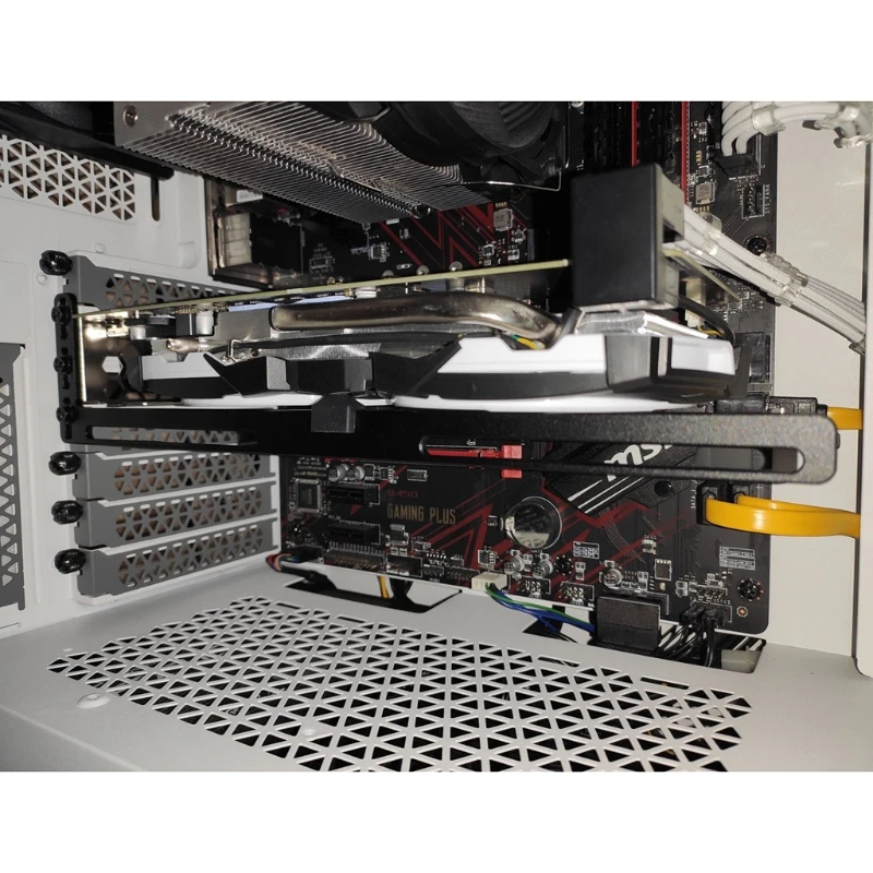 Graphics Card Holders Aluminum L-shaped Desktop PC GPU Supports Jack PCI Video Cards Stand Side Mounting Brackets For Case