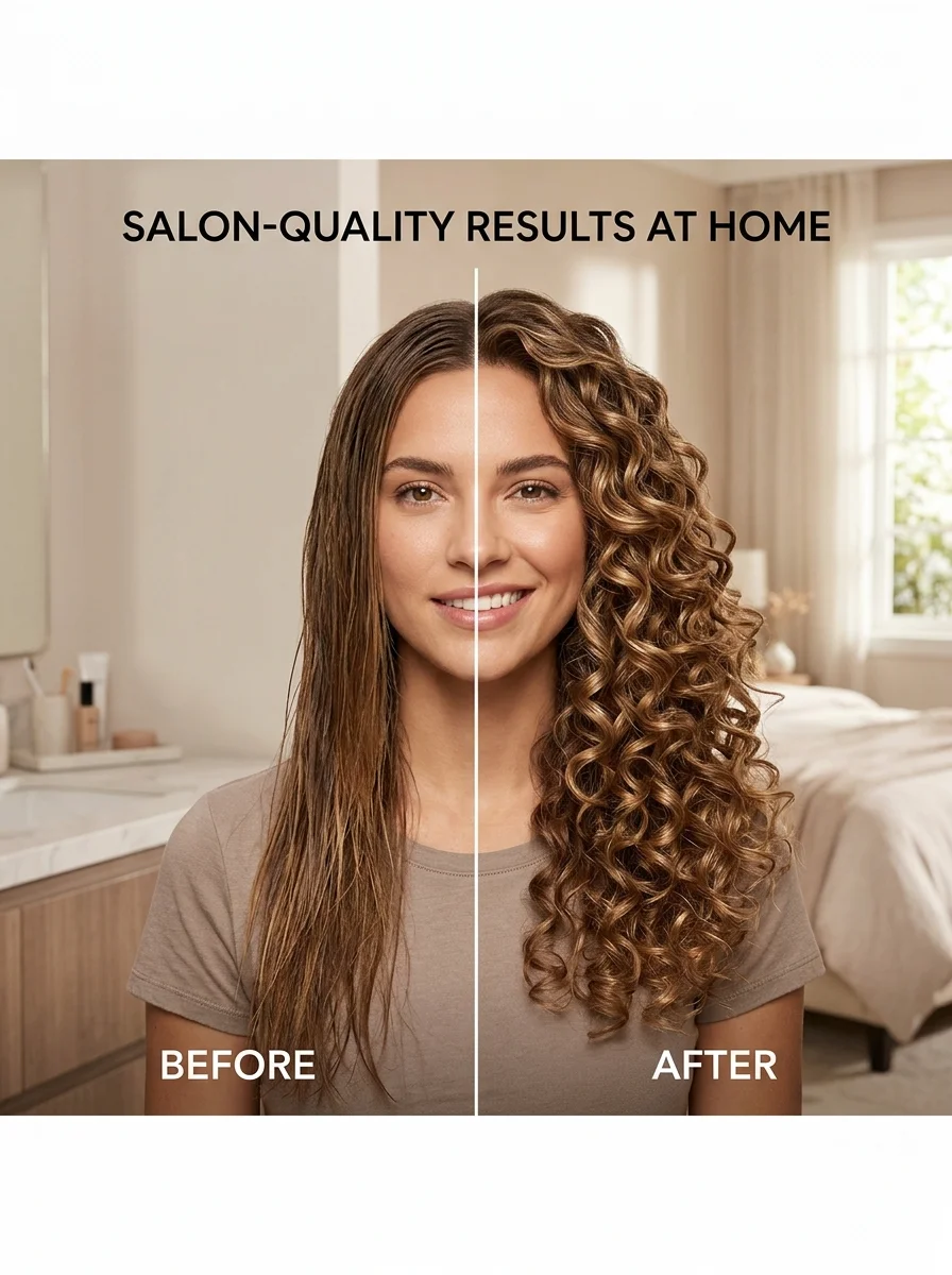 Heatless Spiral Hair Rollers Set for Effortless Overnight Curls