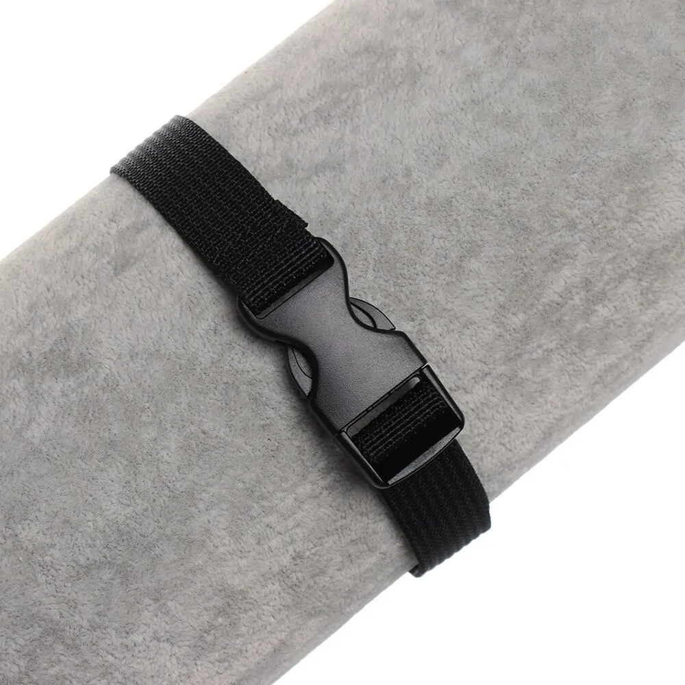 Travel Tie Down Strap Black Durable Nylon Tied 200CM Adjustable Frenulum Cargo Luggage Lash Belt WithBuckle Camping Tool