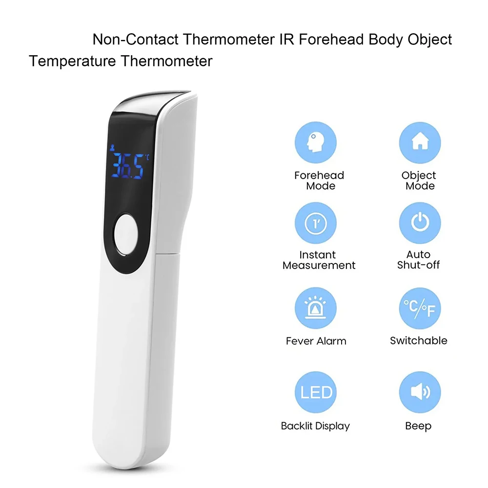 Mini Handheld Medical Digital Infrared Thermometer Baby Adult Non-contact Forehead