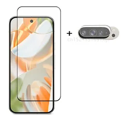 Premium Tempered Glass Screen Protector with Full - Cover HD Clarity - Google Pixel 10 (1 Glass and 1 Lens)