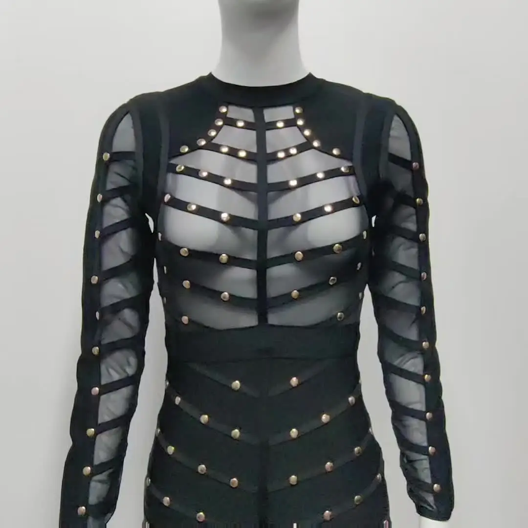 WillBeNice Nail Beaded Black Mesh Sexy Autumn Bandage Dress Long Sleeves Elegany Women's Party Dress Luxury Evening Vestidos - AliExpress 200000345 WillBeNice Nail Beaded Black Mesh Sexy Autumn Bandage Dress Long Sleeves Elegany Women's Party Dress Luxury Evening Vestidos - AliExpress 200000345