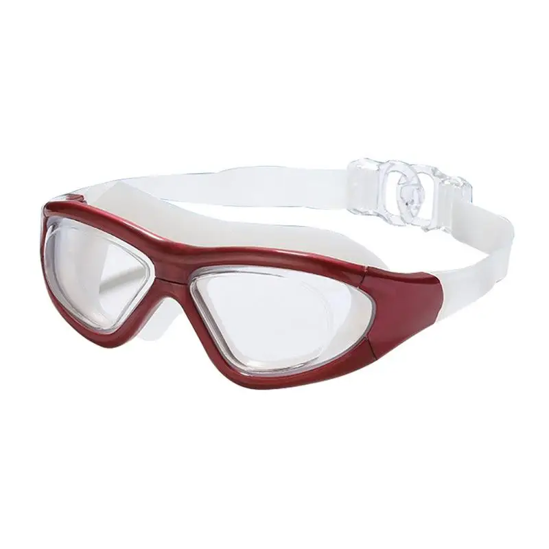 

Anti Fog Swim Goggles Wide View Swimming Glasses Anti Fog No Leaking Pool Goggles Swim Glasses With Uv Protection For Men